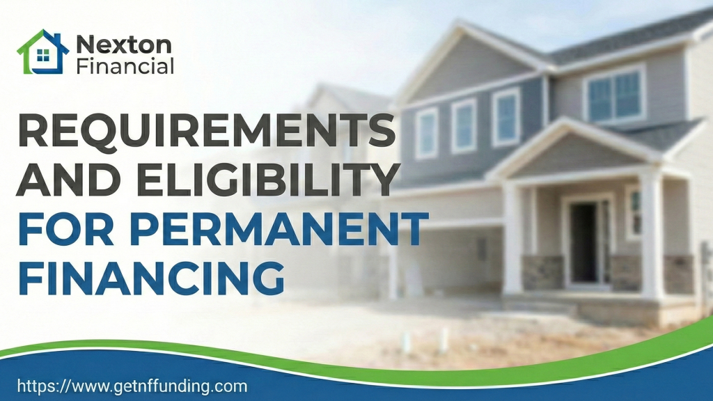 Requirements and Eligibility for Permanent Financing